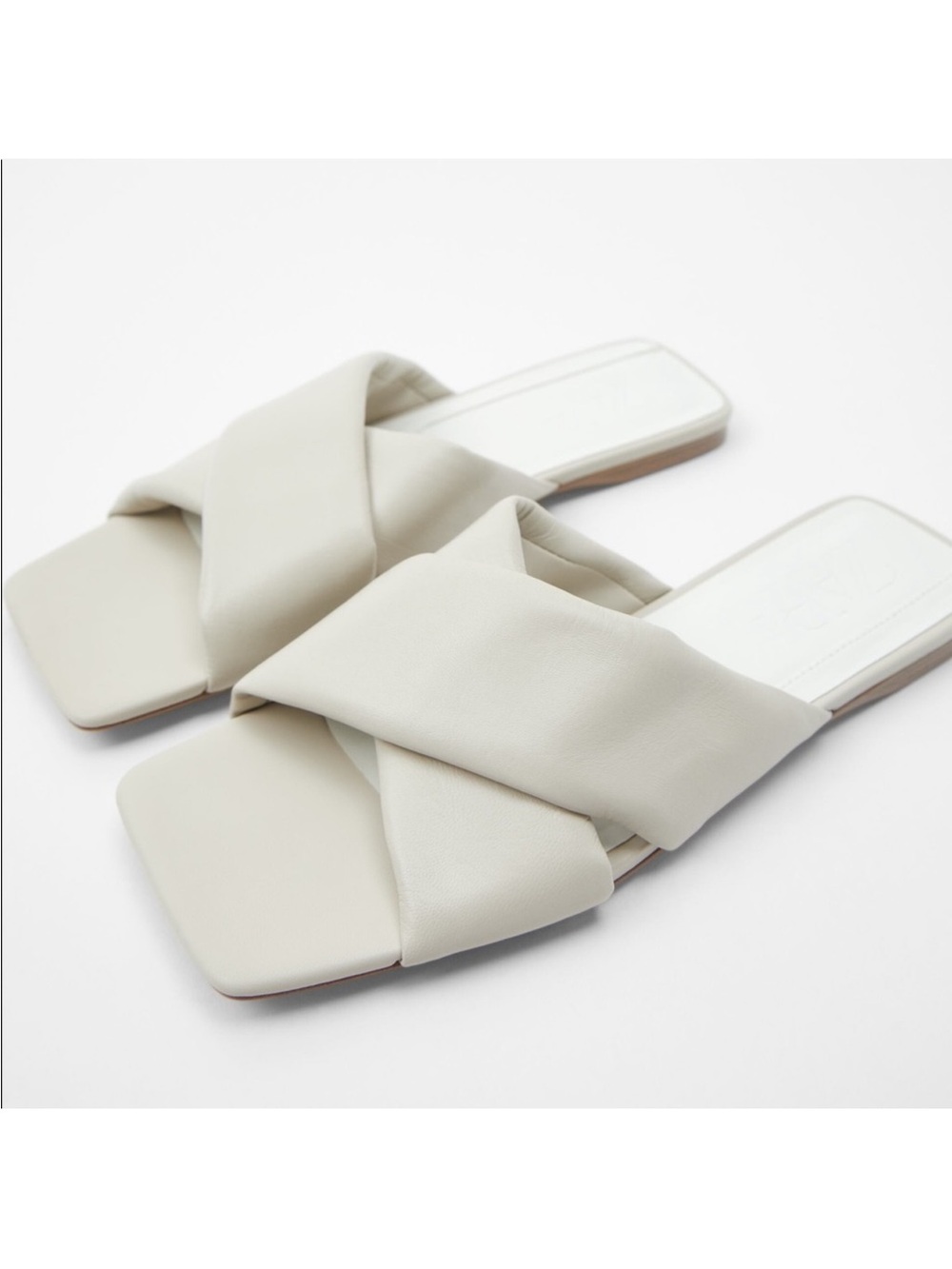 ZARA Flat leather Sandals
